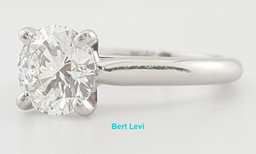 Cartier Solitaire 1895 Round Diamond Engagement Ring 1.32 ct Platinum Rtl $26K
