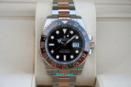 ROLEX 126711 GMT MASTER II ROSE GOLD & STEEL ROOTBEER
