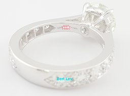 Graff Round Brilliant Diamond Platinum Engagement Ring 3.25 ct Retail $58,000