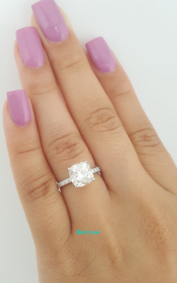 Tiffany & Co Novo Cushion Cut Diamond Engagement Ring 2.34 ct Retail $48.6K