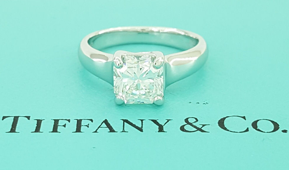Tiffany & Co Lucida Diamond Solitaire Engagement Ring 1.19 ct G/VVS1 Retail $20K