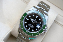 ROLEX 126610LV SUBMARINER WATCH GREEN BEZEL STARBUCKS NIB