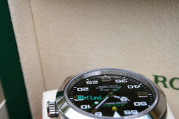 ROLEX 116900 AIRKING GREEN HAND 40MM WATCH