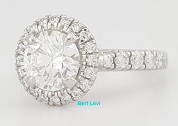 Cartier Destinee Round Diamond Engagement Ring 1.54 ct Platinum Retail $35K