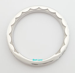 Tacori Sculpted Crescent 41-1.5 Platinum 0.17 ct Round Diamond Band