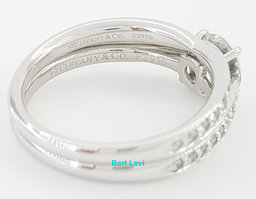 Tiffany & Co Harmony Diamond Platinum Engagement Ring & Band Set 1.38 ct $15,450