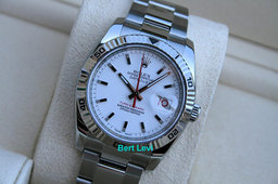 ROLEX 116264 TURN-O-GRAPH WATCH WHITE DIAL