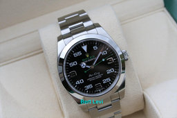 ROLEX 116900 AIRKING GREEN HAND 40MM WATCH