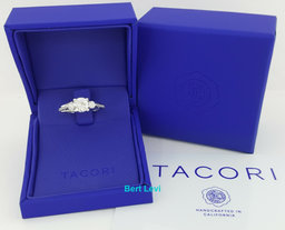 Simply TACORI 2633RD65 18k 3-Stone Semi-Mount Engagement Ring 0.50ct Rtl $4,580