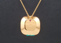 Roberto Coin Carnaby Street Diamond MOP Necklace 18K Rose Gold 0.3 ct 16-18"