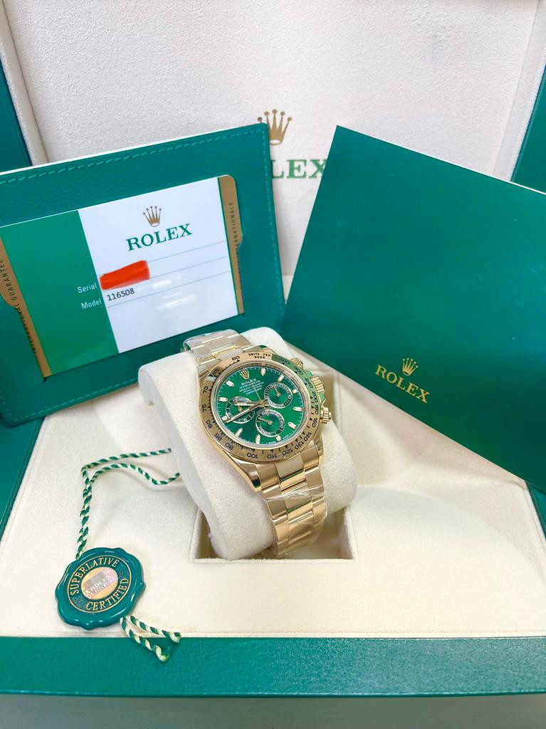 Rolex Daytona 116508 Green Dial Men's Watch