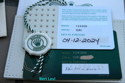 ROLEX 124300 OYSTER PERPETUAL WATCH TIFFANY BLUE DIAL CPO