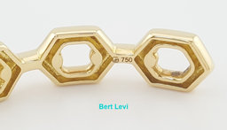 Gumuchian Honeybee Cuff Bangle 18K Yellow Gold Round Diamond 0.44 ct Retail $15K