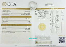 1.32 ct Martin Flyer Round 14k Gold Round Diamond Engagement & Wedding Band Set