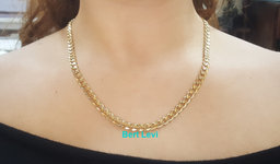 14k Yellow Gold Cuban Link Chain Necklace 20" 26 Grams 6 mm Italy