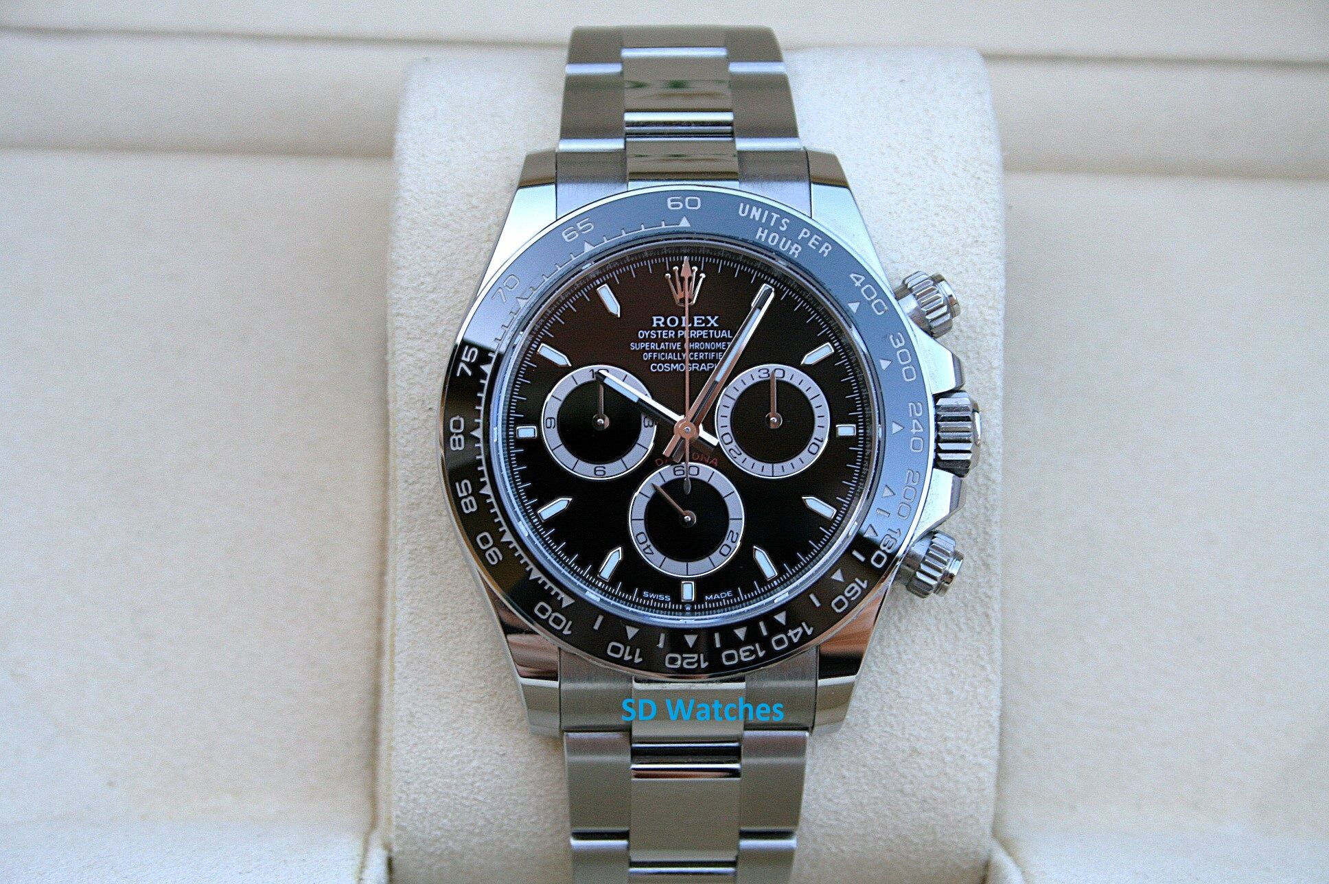 ROLEX 126500 DAYTONA COSMOGRAPH WATCH BLACK