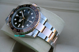 ROLEX 126711 GMT MASTER II ROSE GOLD & STEEL ROOTBEER