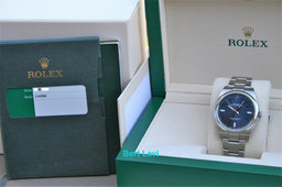 ROLEX 114300 OYSTER PERPETUAL 39MM BLUE DIAL