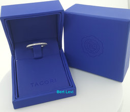 Tacori Sculpted Crescent 41-1.5 Platinum 0.17 ct Round Diamond Band