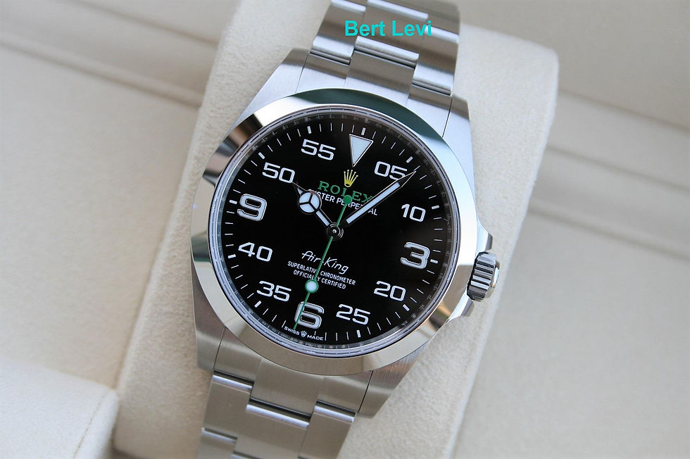 Thumbnail: ROLEX 126900 AIRKING 40MM WATCH GREEN NIB