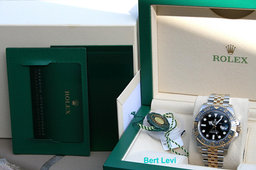 ROLEX 126713GRNR GMT MASTER II ZOMBIE WATCH 18K/SS JUBILEE