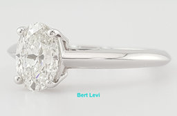 Tiffany & Co Oval Diamond Solitaire Platinum Engagement Ring 1 ct Rtl $14K