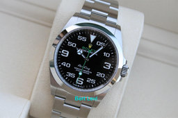ROLEX 126900 AIRKING 40MM WATCH GREEN NIB