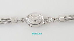 Damiani South Sea Pearl Diamond Necklace 0.21 ct 18K White Gold 21.9 Gr 17" Long