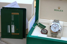 ROLEX 116520 DAYTONA COSMOGRAPH WATCH WHITE DIAL NOS