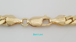 Cuban Link 18k Yellow Gold Bracelet 25 Grams 8.5" 6 mm