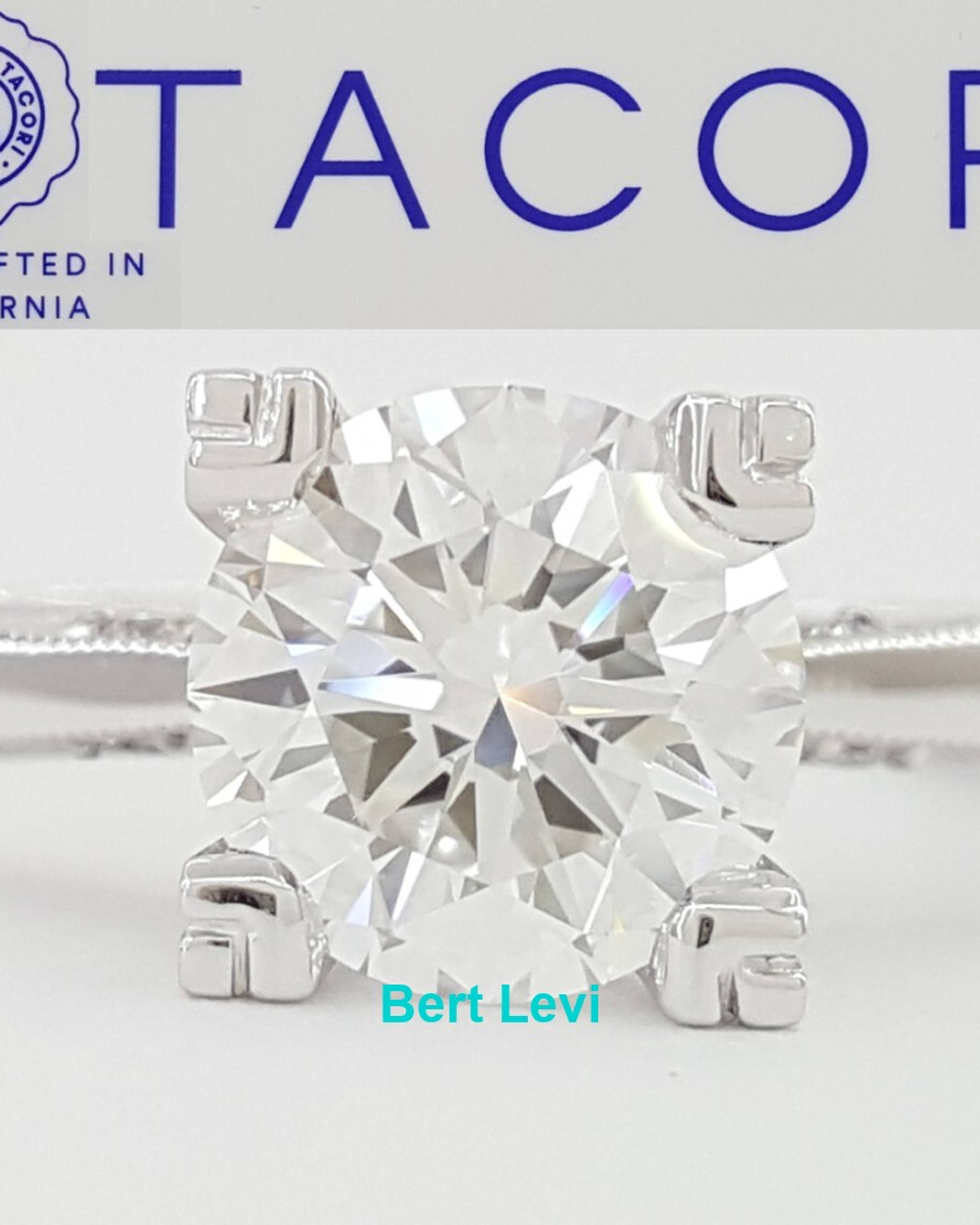 D Flawless Round Diamond Simply Tacori Engagement Ring 1.3 ct Ideal Cut $32K