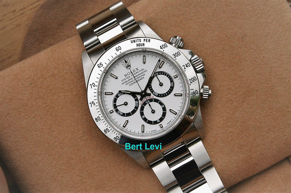 Thumbnail: ROLEX 16520 DAYTONA ZENITH WHITE DIAL NOS BOX PAPER COMPLETE