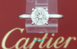 Cartier Solitaire 1895 Round Diamond Engagement Ring 1.15 ct Platinum Rtl $18k