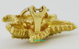Tiffany & Co Vintage 18K Yellow Gold Starfish Single Clips-On Earring 8.3 grams