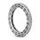 Thumbnail: Ladies 14KT White Gold Platinum Eternity Wedding Band EWB453-4