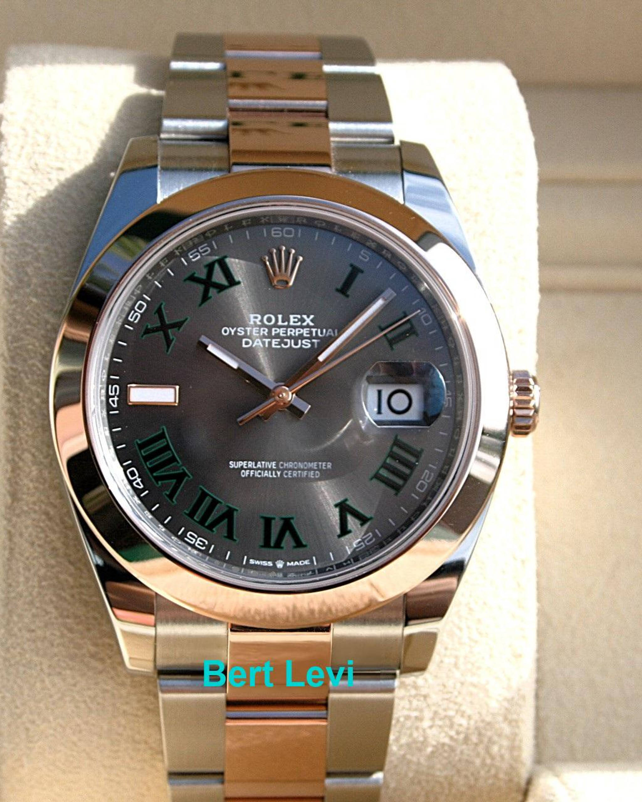 ROLEX 126301 DATEJUST 41 18K/SS WITH WIMBLEDON DIAL