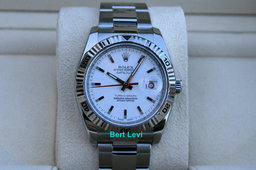 ROLEX 116264 TURN-O-GRAPH WATCH WHITE DIAL