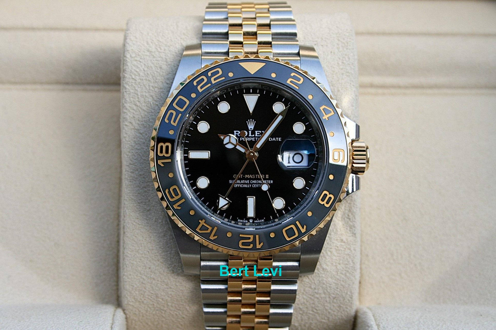 ROLEX 126713GRNR GMT MASTER II ZOMBIE WATCH 18K/SS JUBILEE