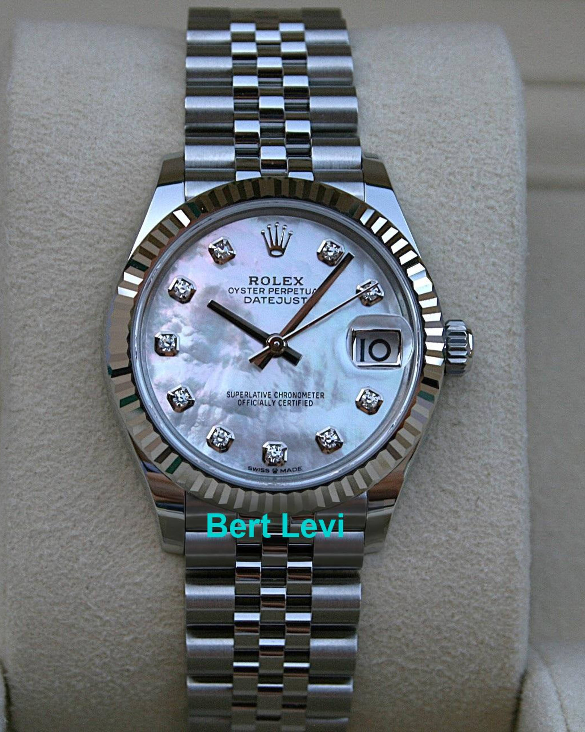 ROLEX 278274 DATEJUST MIDSIZE MOP DIAMOND DIAL NIB