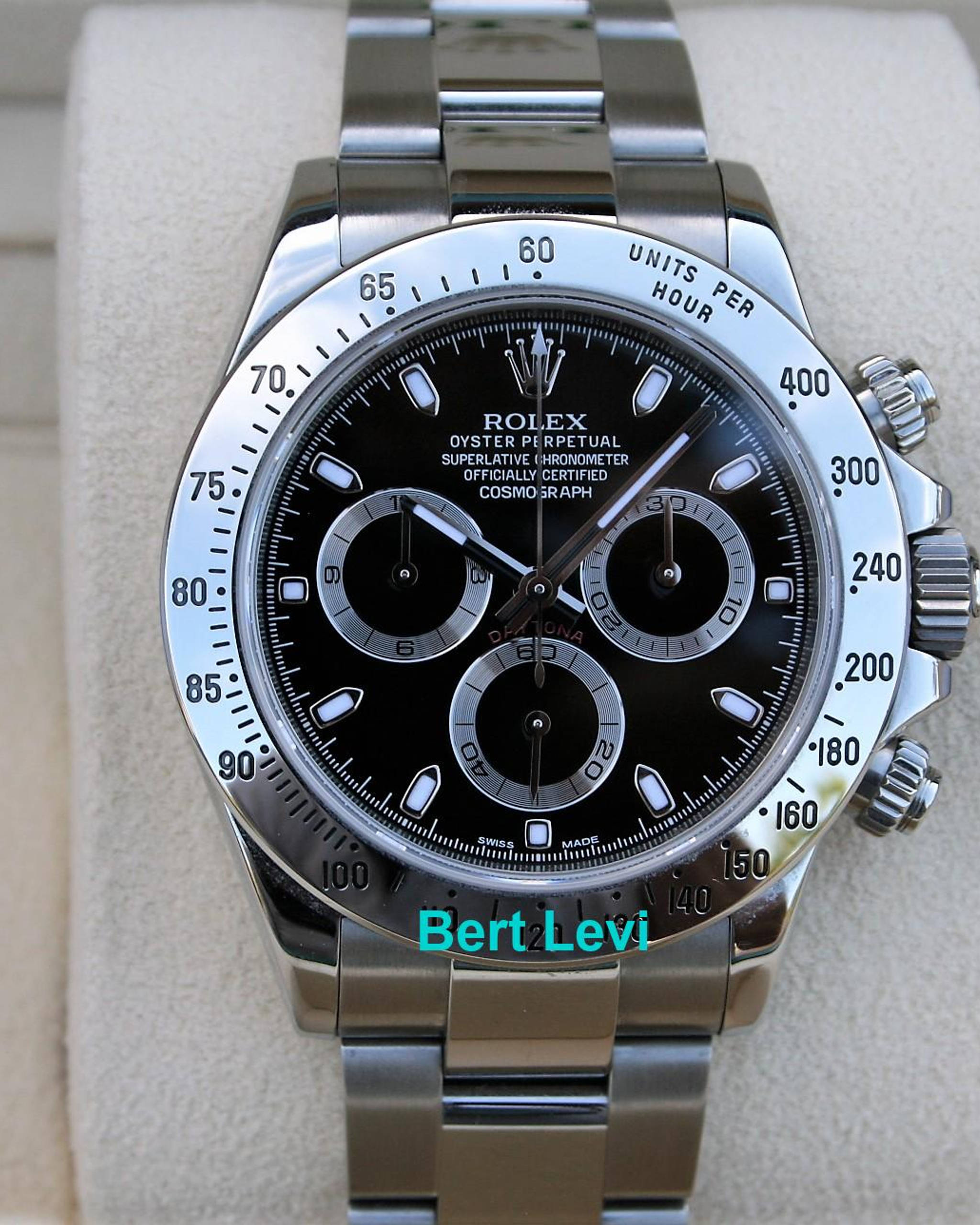 ROLEX 116520 DAYTONA COSMOGRAPH WATCH BLACK DIAL