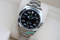 ROLEX 116900 AIRKING GREEN HAND 40MM WATCH