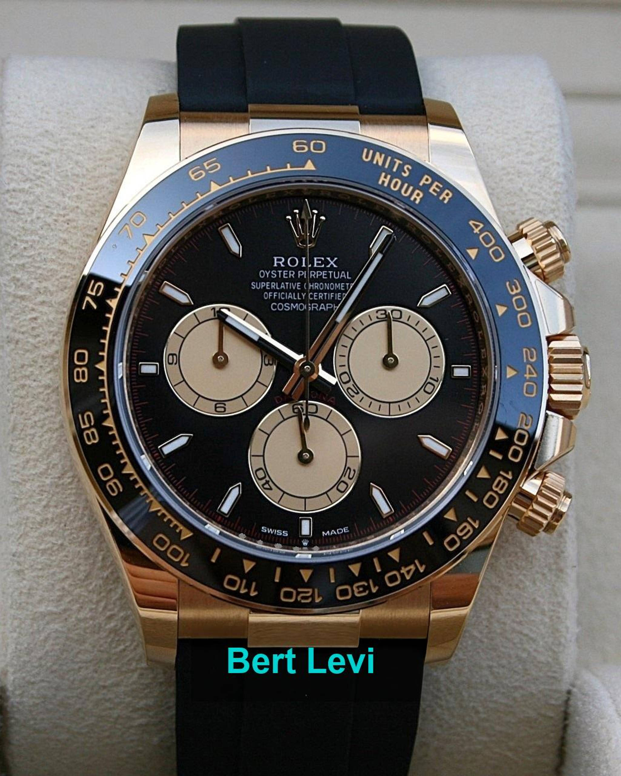 ROLEX 126518 DAYTONA WATCH 18K YELLOW GOLD OYSTERFLEX