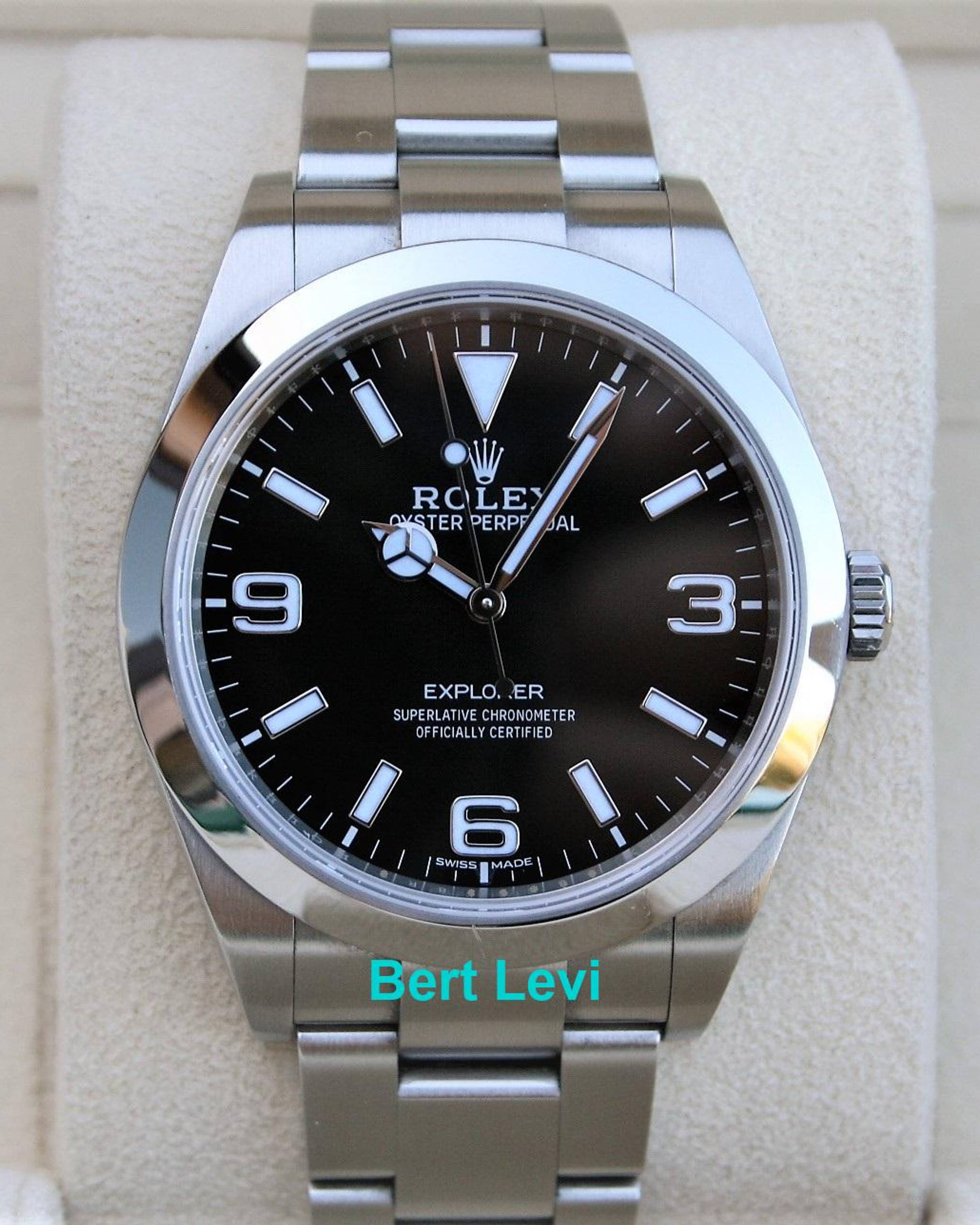 ROLEX 214270 EXPLORER 39MM WATCH MK2 LUME DIAL