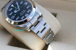 ROLEX 116900 AIRKING WATCH GREEN HAND 40MM