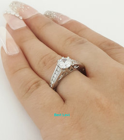 TACORI 18K Gold Neotare 280065 Semi-Mount Engagement Ring 0.48 ct Retail $5,600