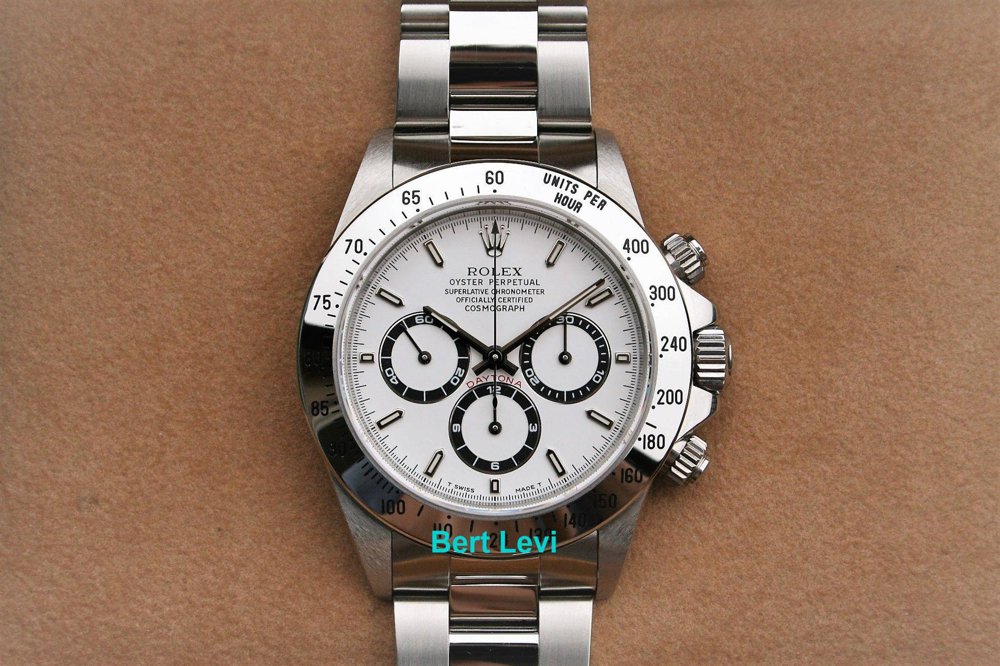 ROLEX 16520 DAYTONA ZENITH WHITE DIAL NOS BOX PAPER COMPLETE