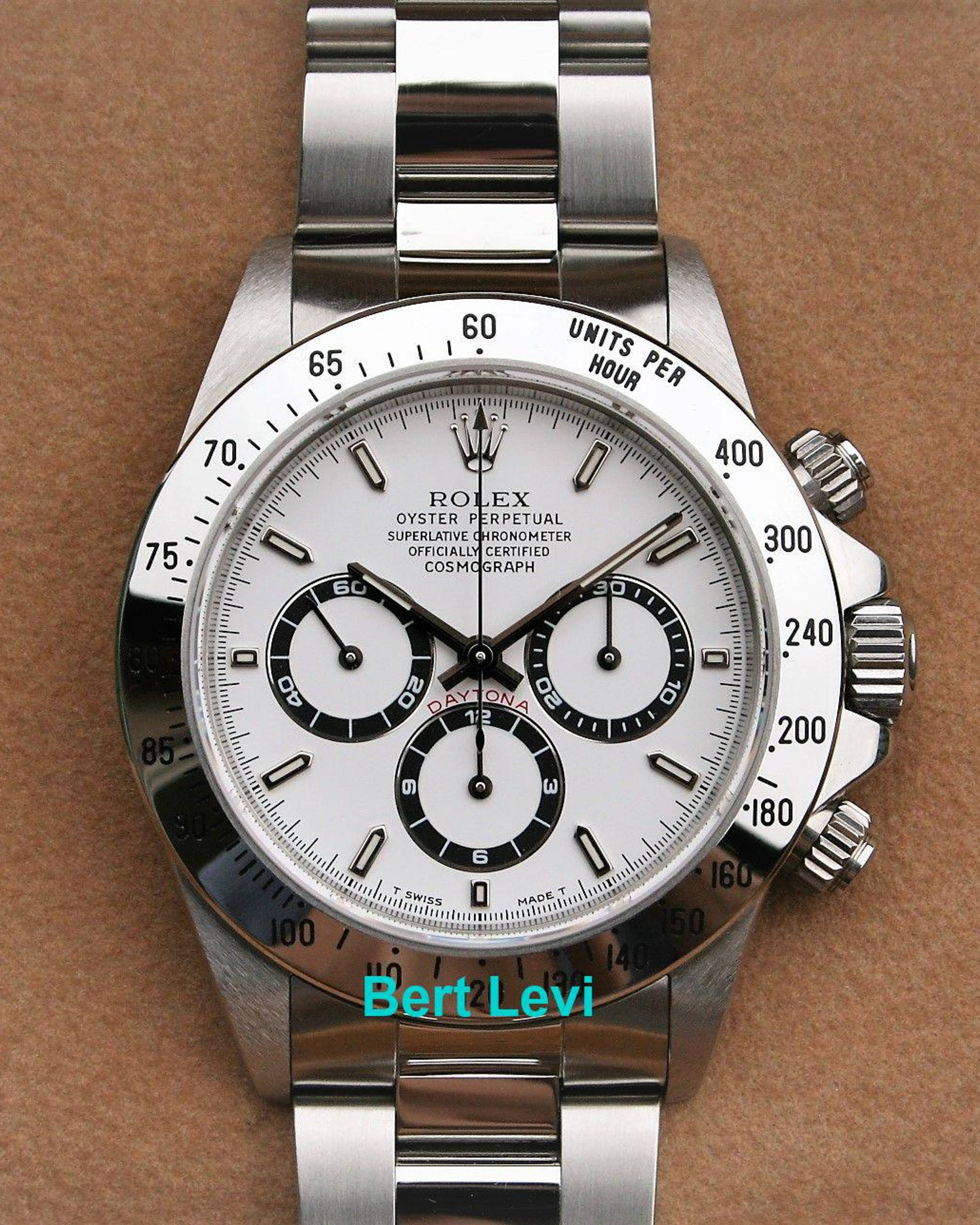 ROLEX 16520 DAYTONA ZENITH WHITE DIAL NOS BOX PAPER COMPLETE