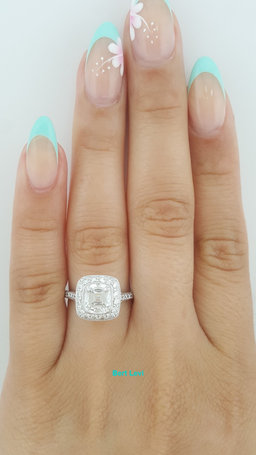 Tiffany & Co Legacy Cut Diamond Platinum Engagement Ring 1.84 ct Retail $44k