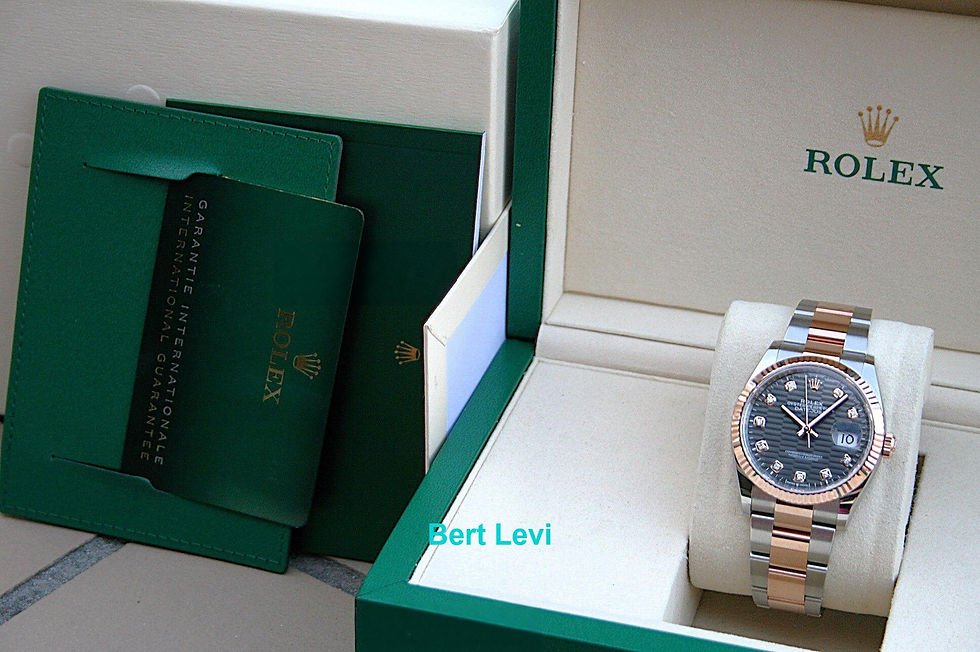 Thumbnail: ROLEX 126231 DATEJUST 18K/SS SLATE MOTIF DIAMOND DIAL