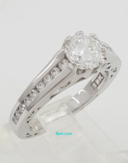 TACORI 18K Gold Neotare 280065 Semi-Mount Engagement Ring 0.48 ct Retail $5,600